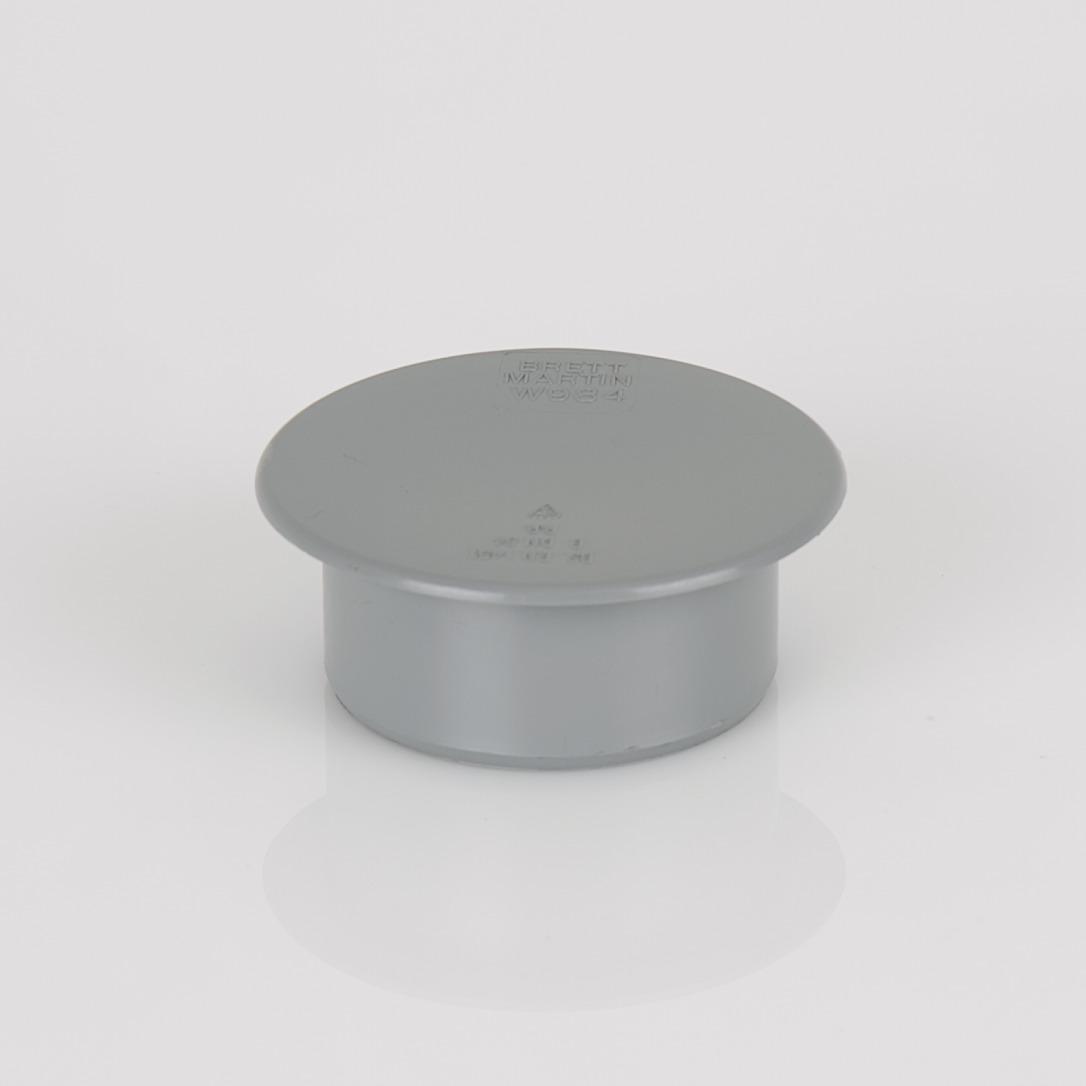 50mm Socket Plug Grey