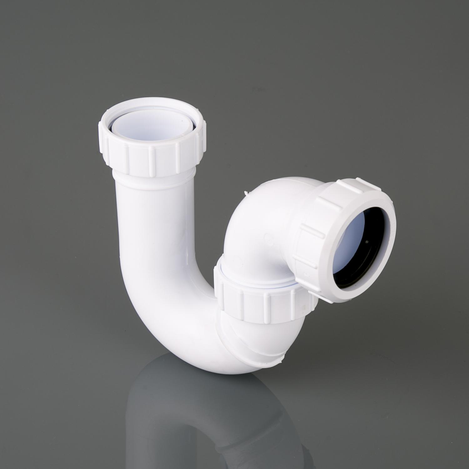 40mm 'P' Outlet Trap - 38mm Seal