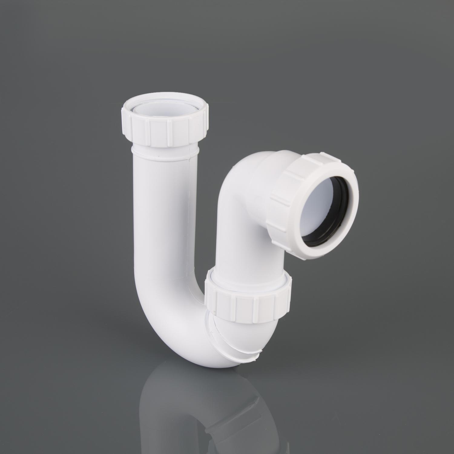 40mm 'P' Outlet Trap - 76mm Seal