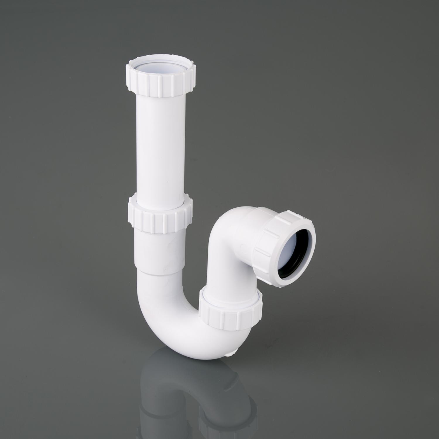 40mm Telescopic Outlet Trap - 76mm Seal