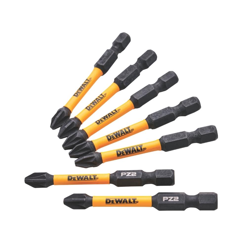 5+2 PZ2 Screwdriver Bit Pack