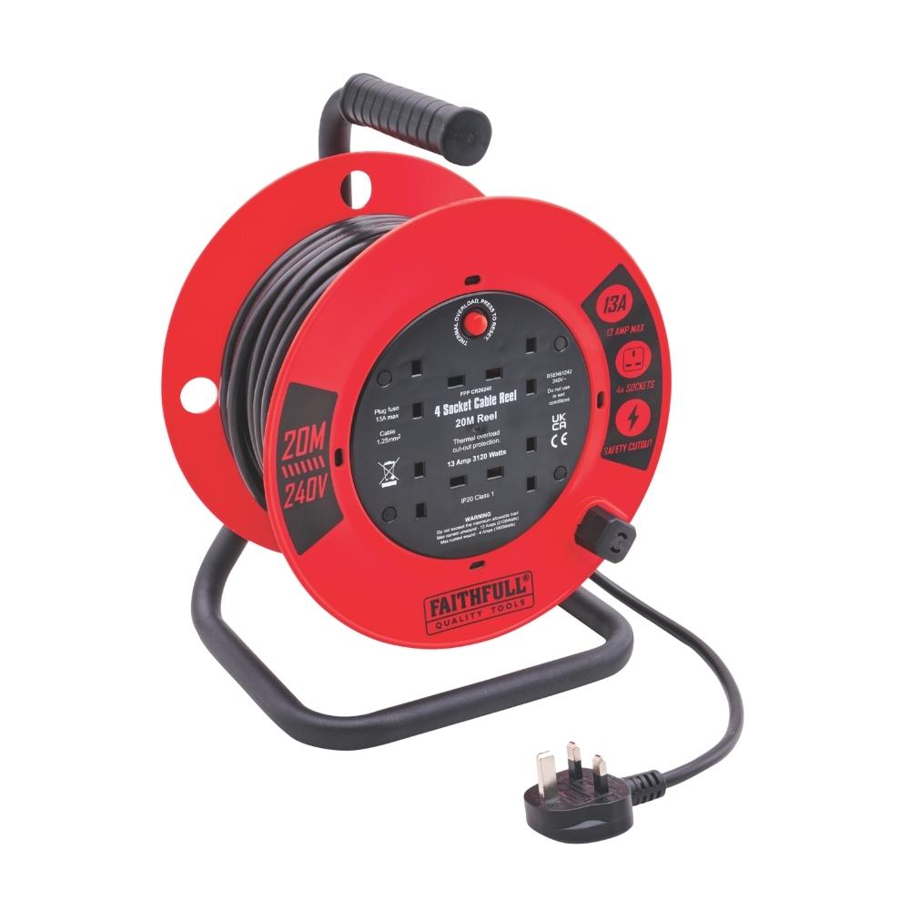 20m 13A Cable Reel
