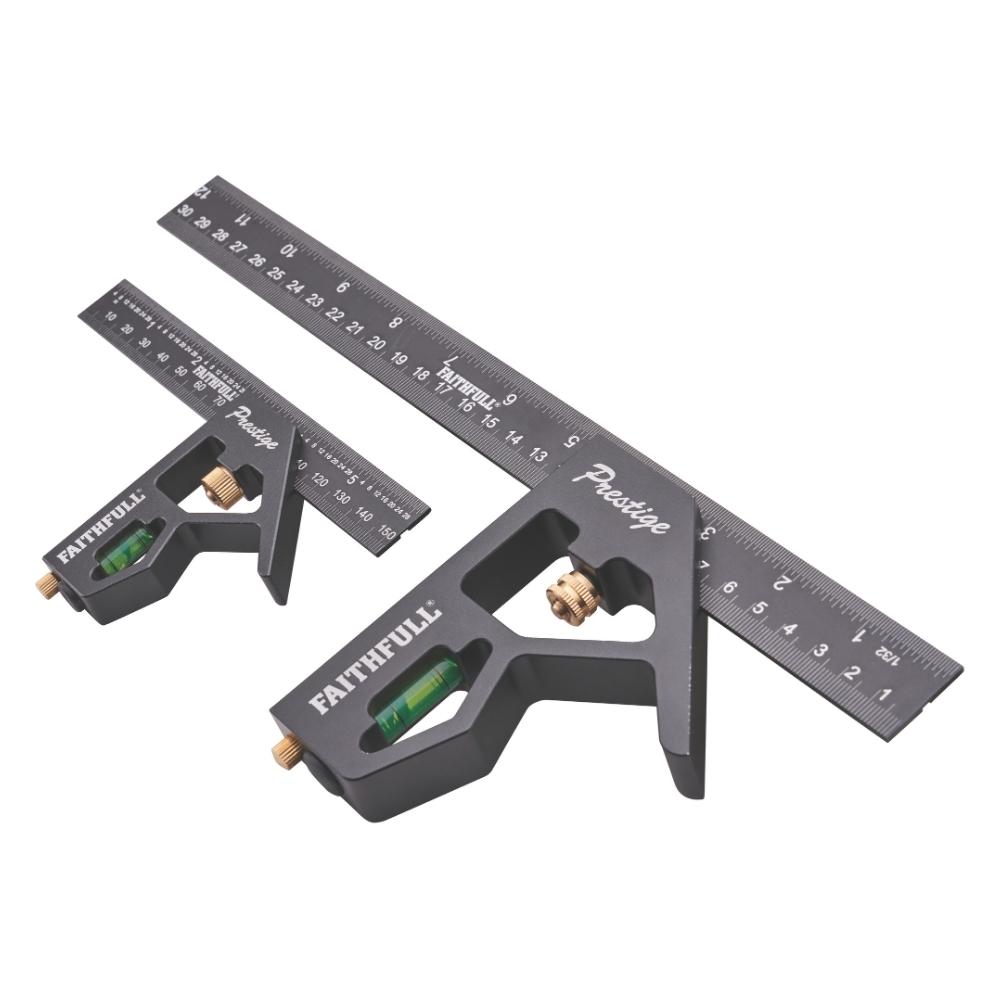 150mm (6") & 300mm (12") Combi Square Set