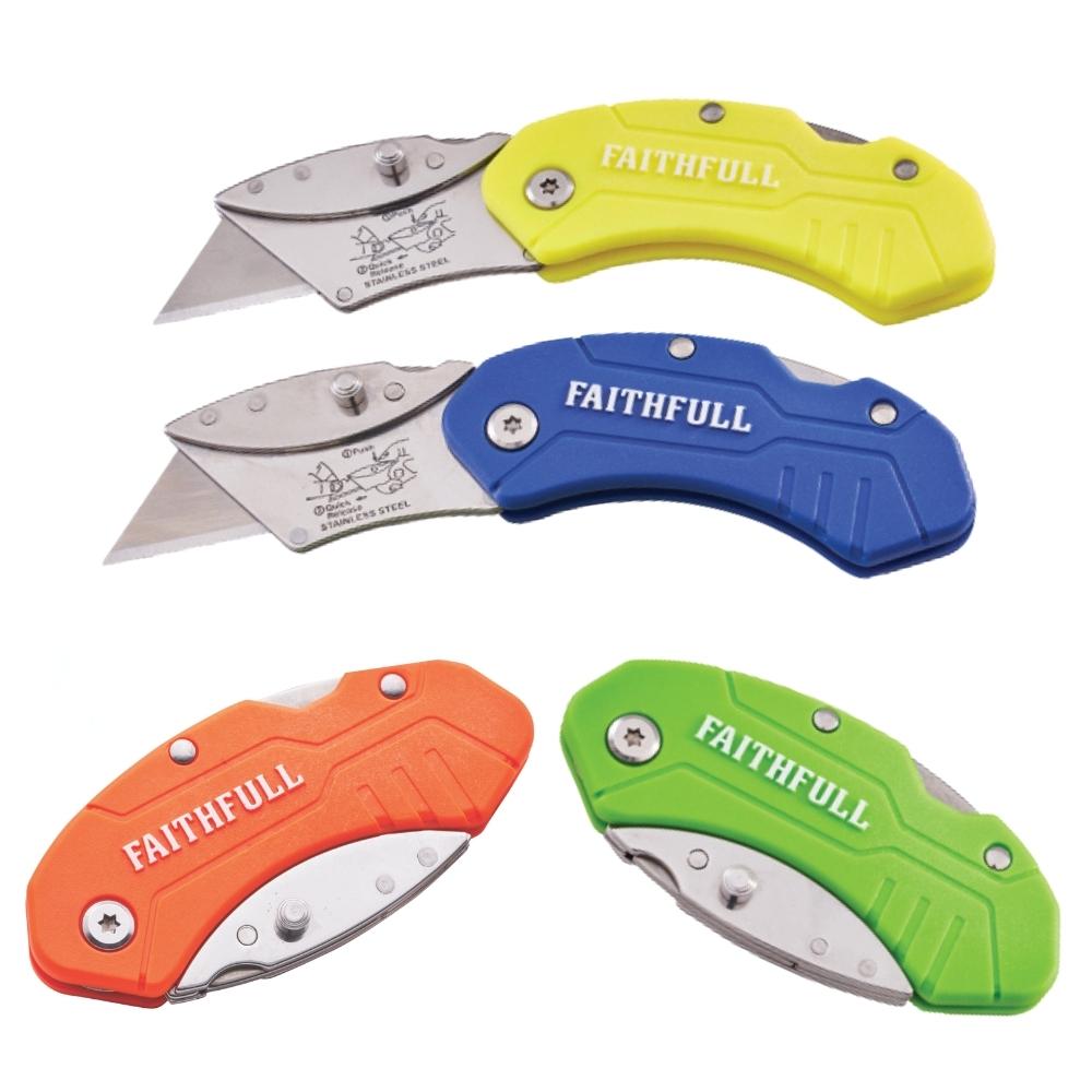 Folding Hi-Vis Utility Knife