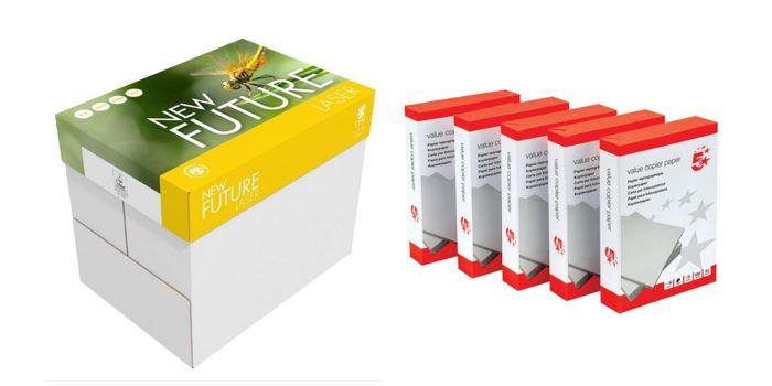 New Future Premier White A4 Paper 80GSM 2500 Sheets (1 Box) or 80GSM Equivlent 5 Star Code FS397921 (Stock Determines Brand)