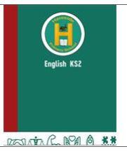 Hareside A4 Exercise Book 8mm Lined Faint 64 Pages English KS2 Colour Print Laminated