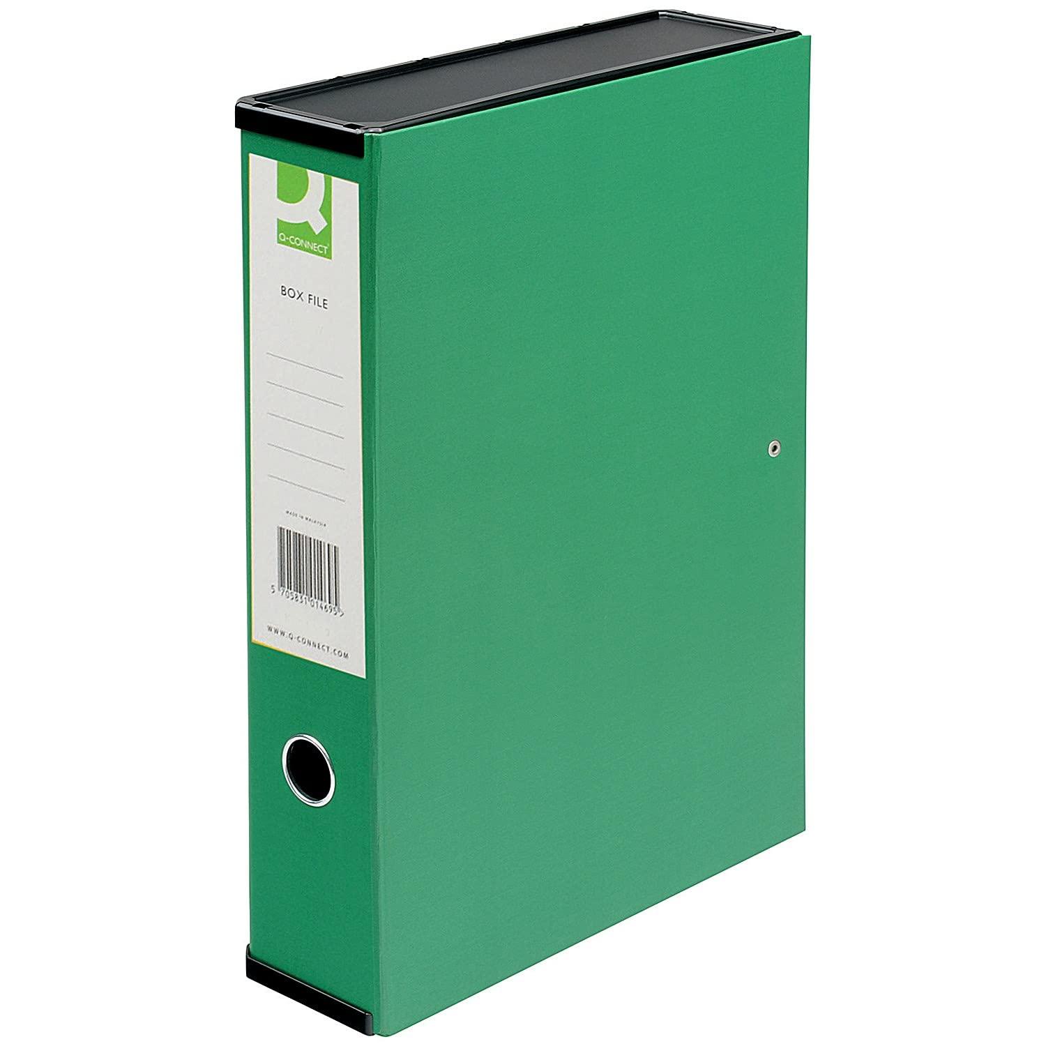Box File A4/Foolscap 70mm Green
