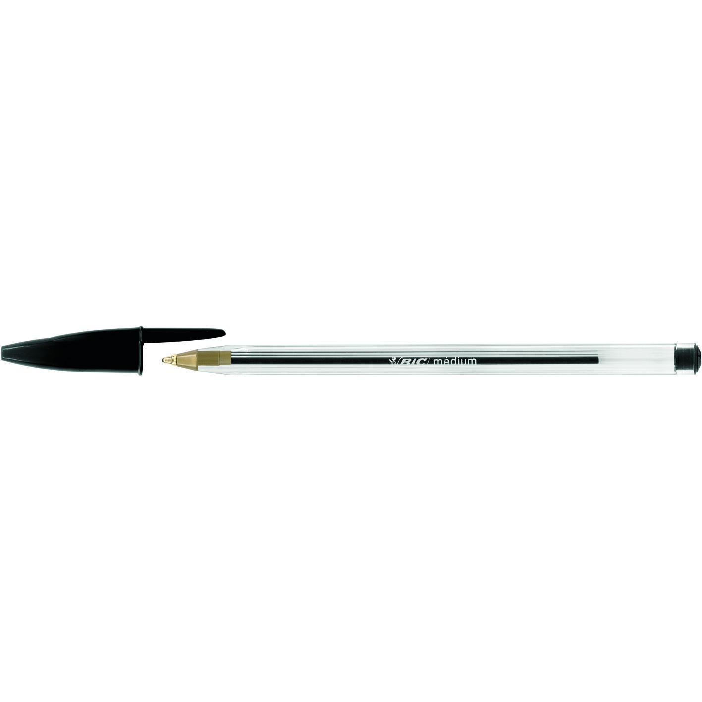 Bic Cristal Medium Ballpoint Pen Black