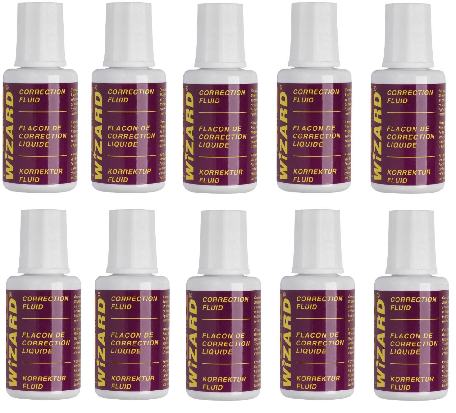 Correction Fluid Bottle 20ml Box of 10