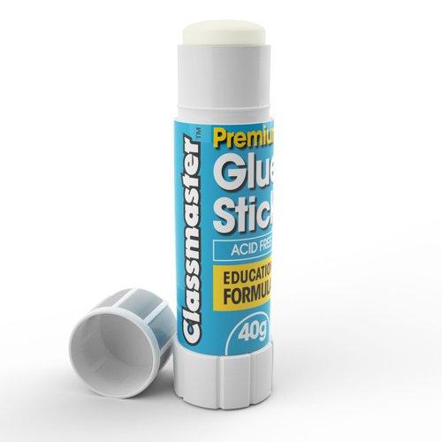 Classmaster Premium PVP Glue Stick 40g Acid Free Education Formula