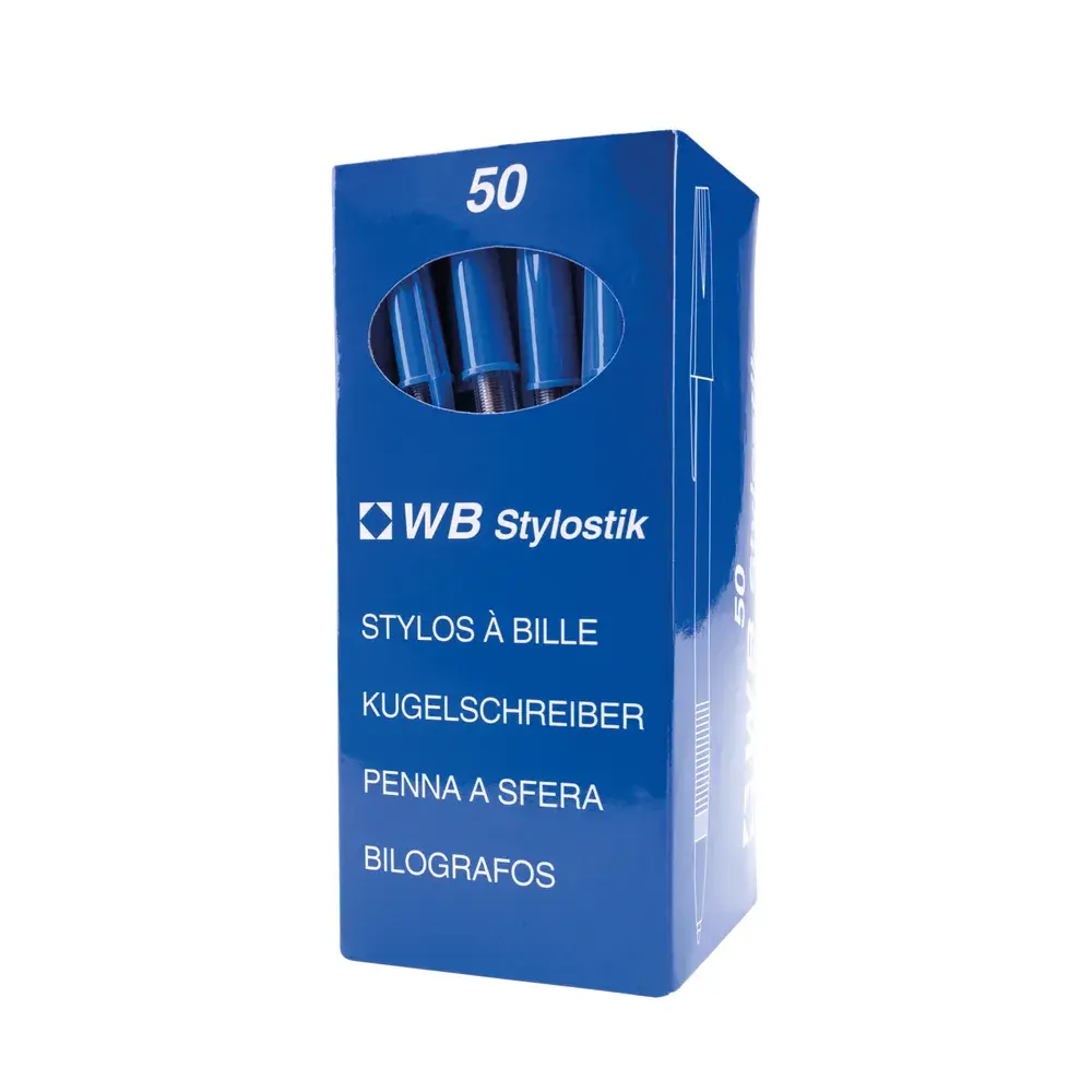 Ballpoint Pen Blue Box of 50