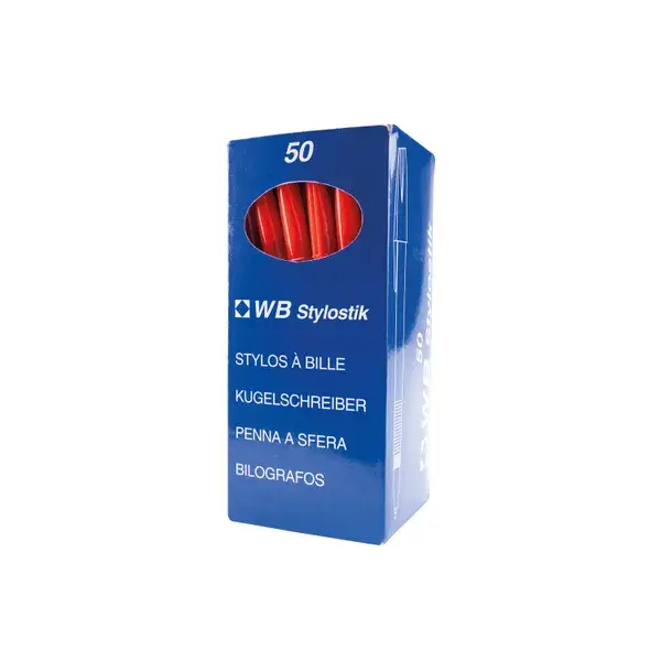 Ballpoint Pen Red Box of 50