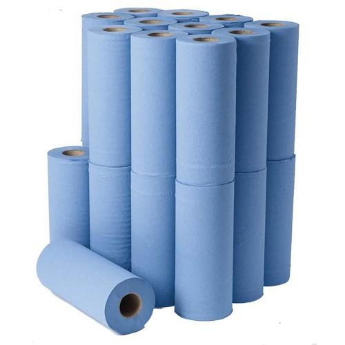 Hygiene Rolls 2ply Blue 250mm 40M Box of 24