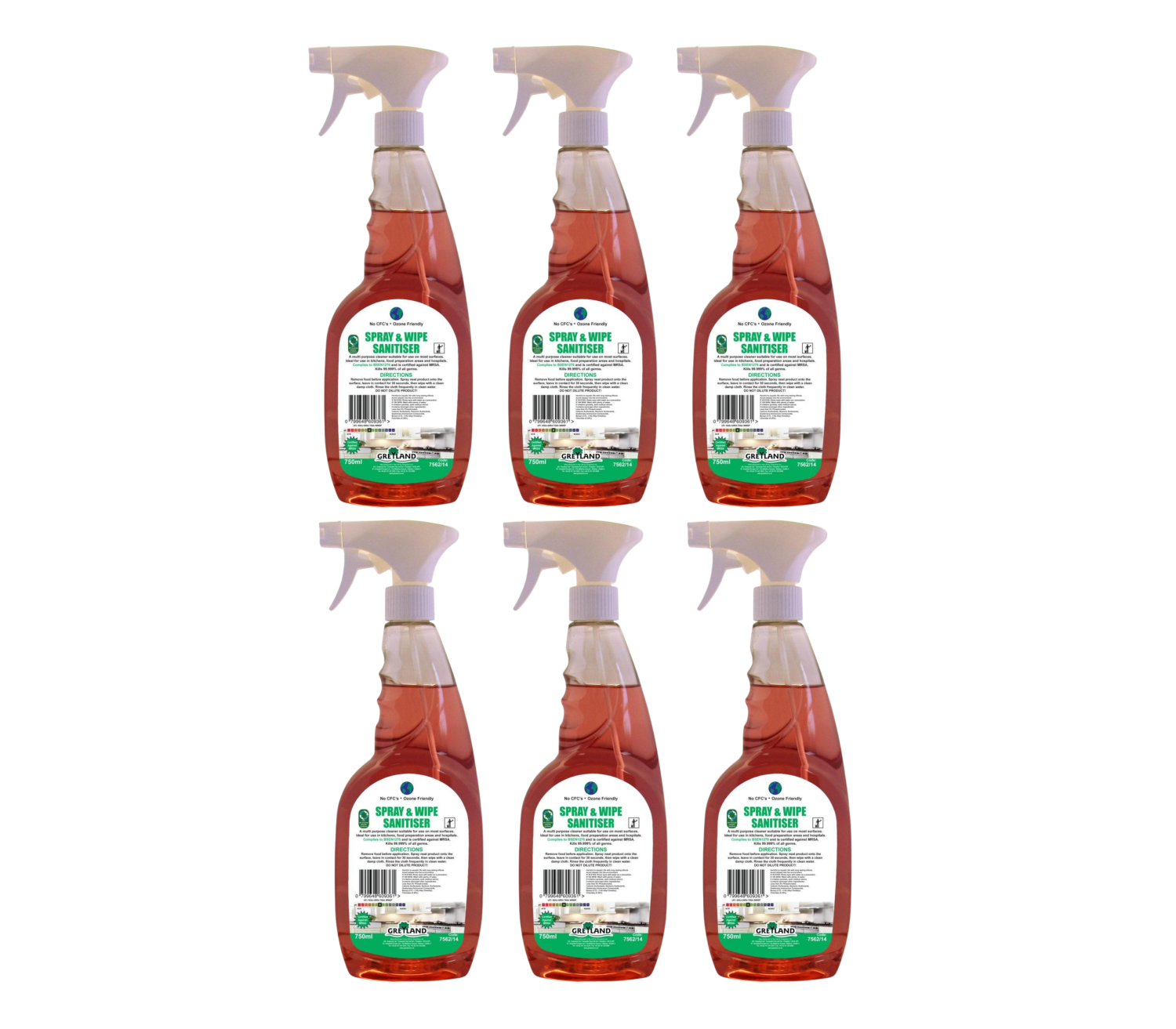 Antibacterial Cleaner 750ml Box of 6