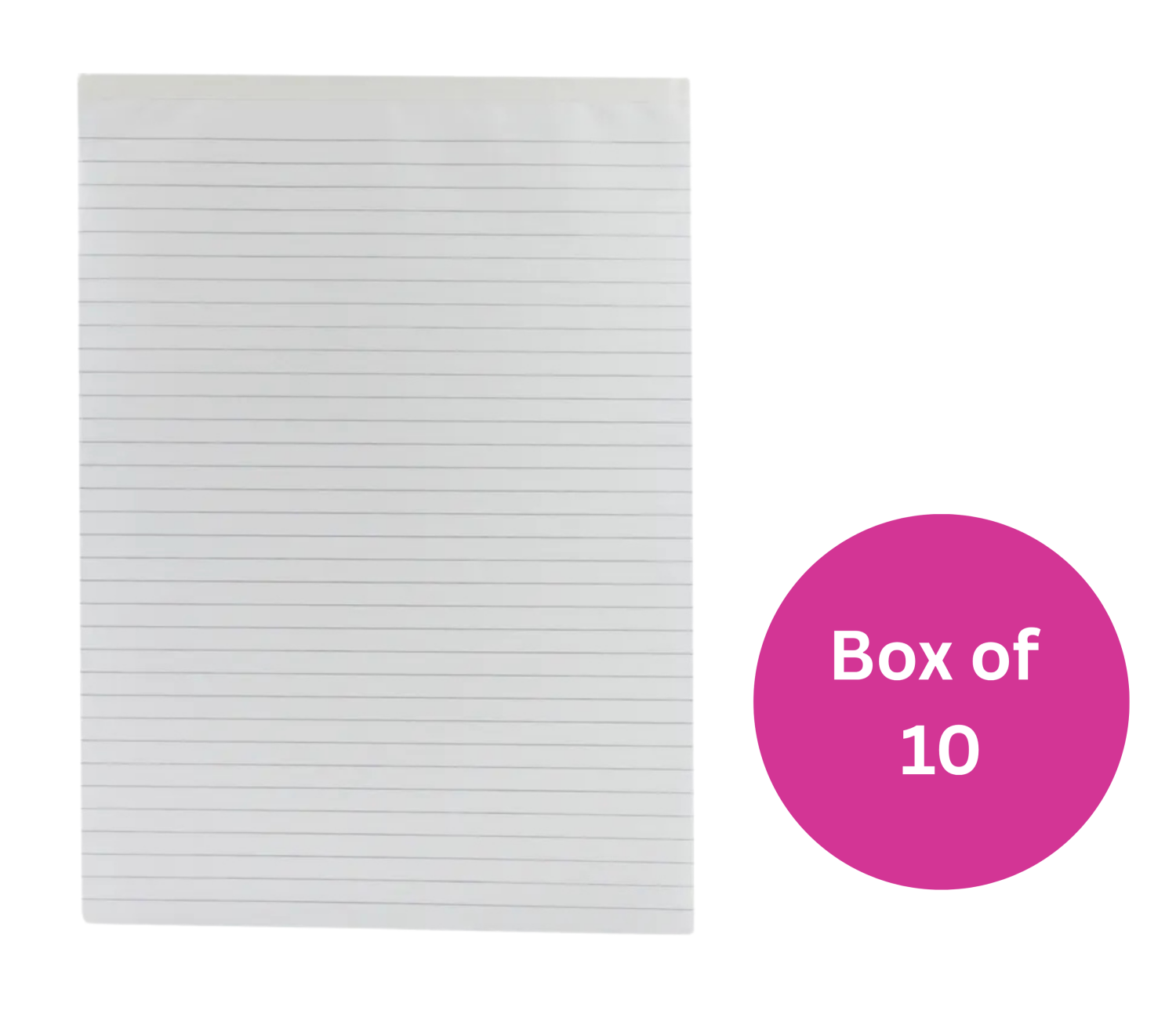Initiative Memo Pad A4 70gsm Feint Ruled 160 pages Box of 10