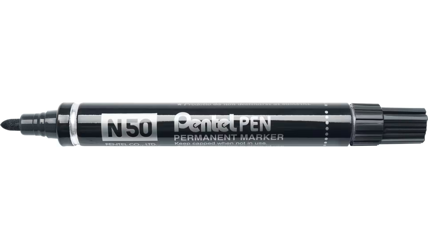 Pentel N50 Permanent Marker Bullet Tip Black