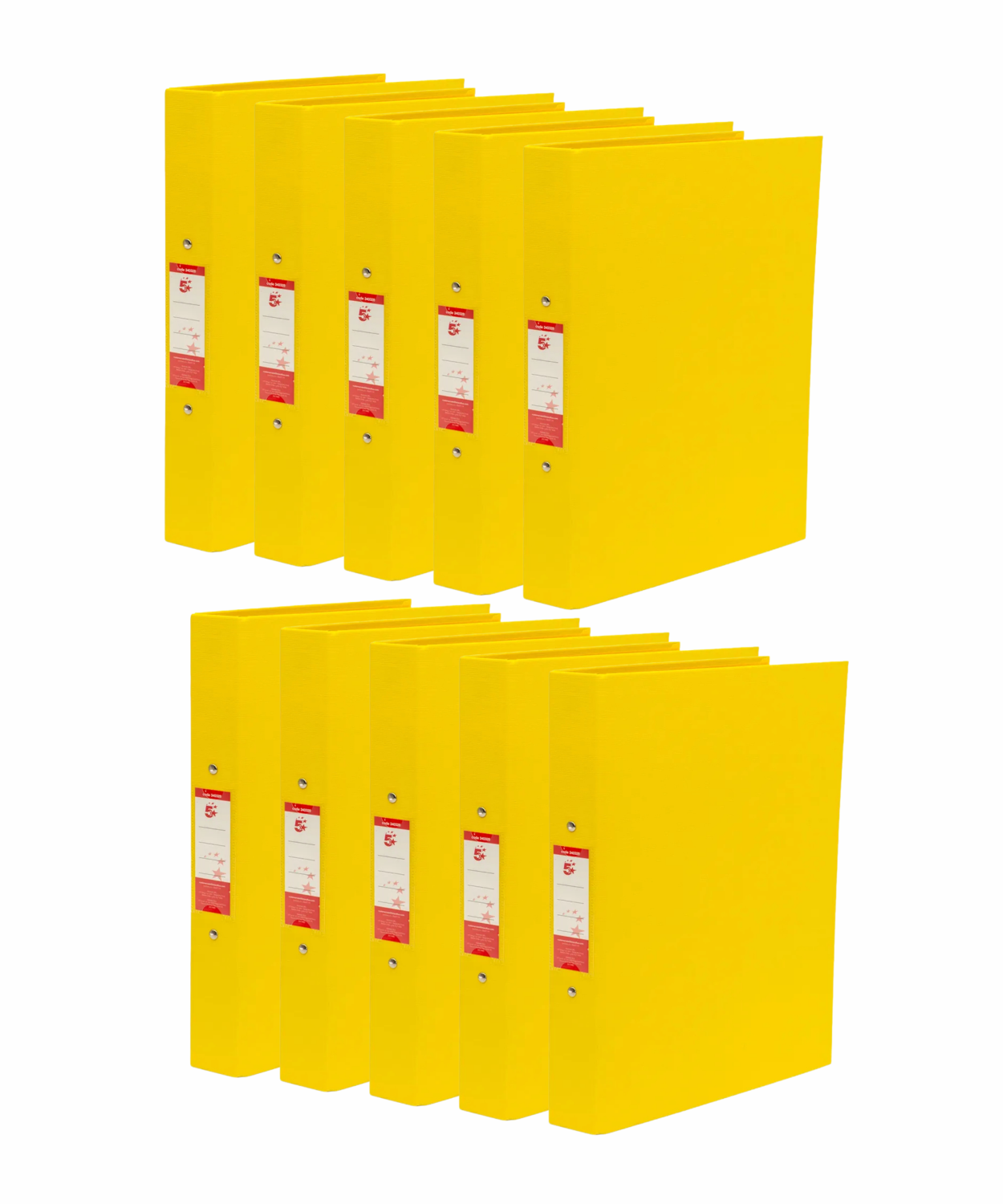 A4 Ring Binder Yellow Box of 10