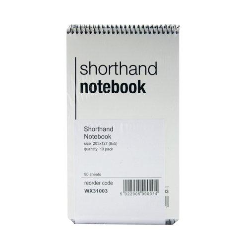 Shorthand Notebook 160 Pages Pack of 10