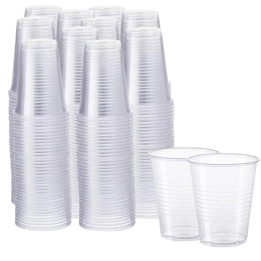 Clear 7oz Plastic Water Drinking Cups Pk1000