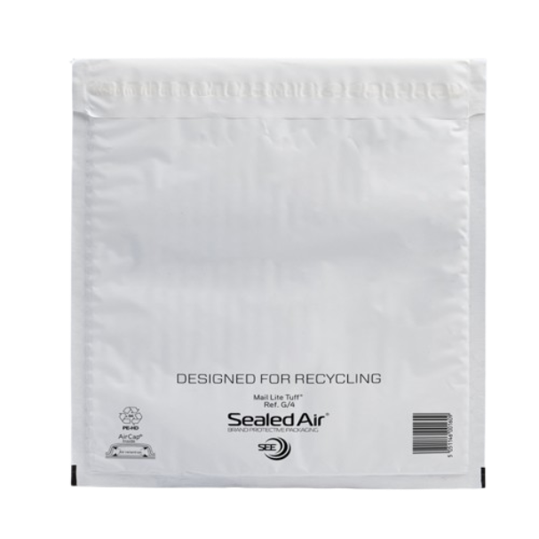 Mail Lite Tuff Bubble Lined Postagl Bag G/4 240x330mm Pk50