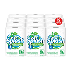 Splash Eco Friendly Jumbo Kitchen Towel 3 Ply Pk12
