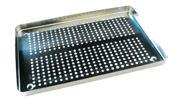 BWE Instrument Tray S/S Perforated Base 18 x 28cm