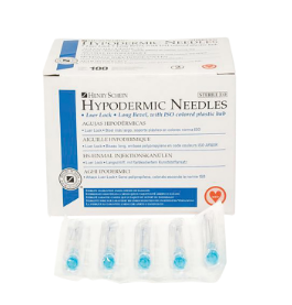 BWE Hypo Needle Long LuerLk 23G Blu 0.6x30mm 100pk