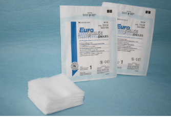 BWE EuroGauze Swabs Sterile 7.5x7.5cm 12ply (2)40pk