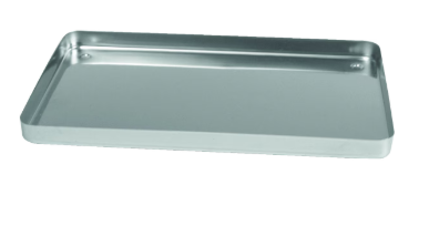 BWE Instrument Tray S/S Solid Base 18x28cm