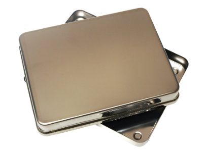 BWE Instrument Tray S/S Solid Base 14x18cm