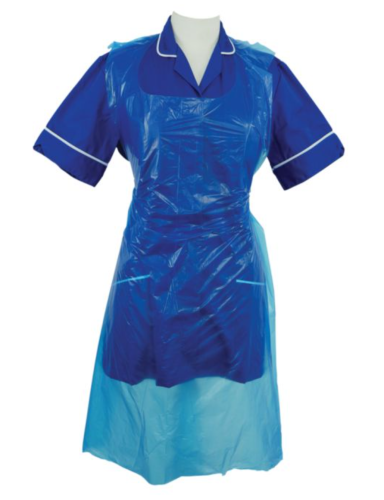 Shield Aprons  Heavy Duty 16 Micron Blue Roll of 200