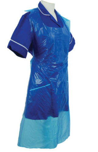 Shield Aprons In Dispenser Medium Duty 11 Micron Blue Pk100