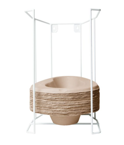 Bedpan Liner Dispenser Rack Pk1