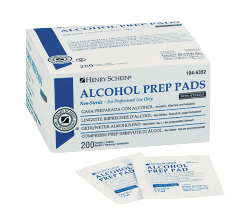 BWE Pre-Injection Alcohol Swabs Packed 200