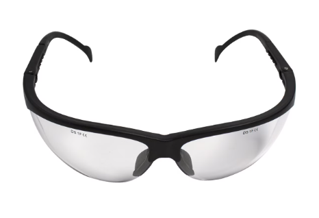 BWE Antifog Clear Safety Glasses with Adjustable Sides