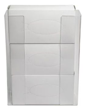 BWE Glove Dispenser Triple 28 x 36 x 9cm