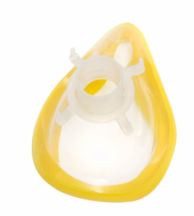 BWE ClearLite Mask Size 3 Sml Adult 22F Fitting Yellow