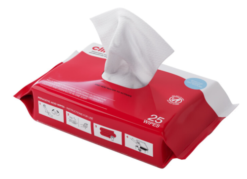 Clinell Peracetic Acid Wipes x25