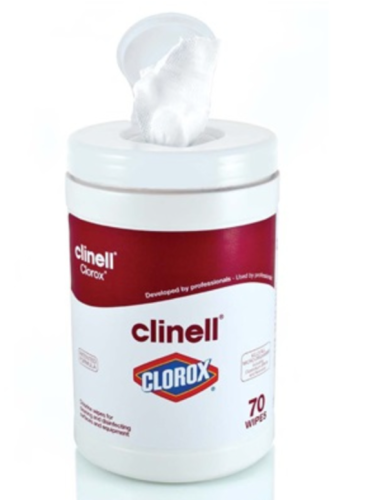 Clinell Clorox Wipes x70 Wipes Tub