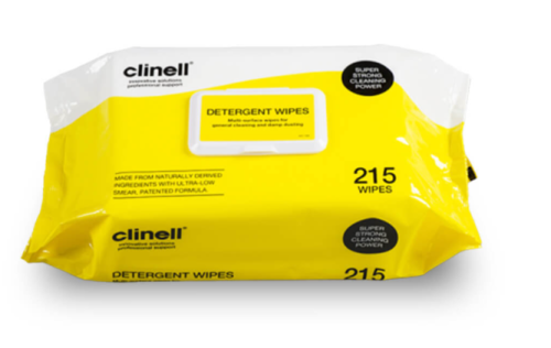 Clinell Detergent Wipes x215
