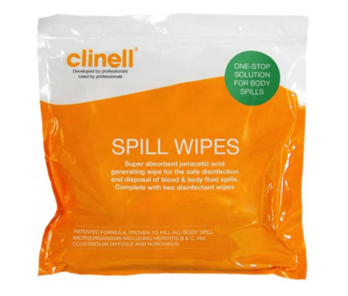 Clinell Spill Wipes Pack x1