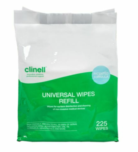 Clinell Universal Wipes x225 Refill