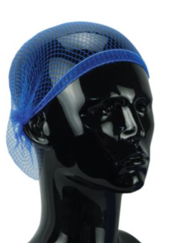 Shield Retainer Hair Nets One Size Blue Case 432