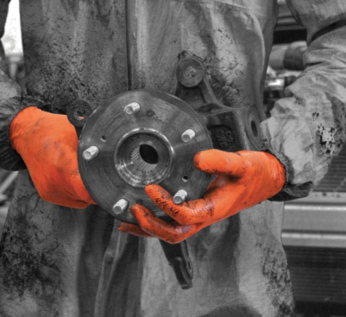 Finite Premium Orange Grip Nitrile Gloves Large Pk100 – Gloves - Industrial | Polyco Healthline | Buywise Group | Workplace Supplies, Office Furniture & Workwear
