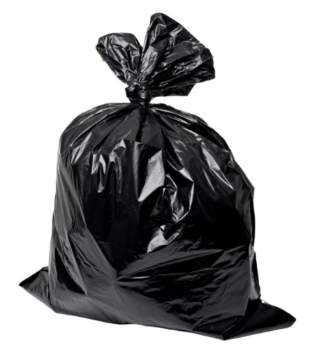 Black Flat Pack Heavy Duty Sacks x 200 (90L)