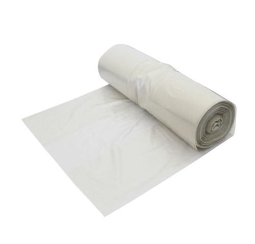 Clear Heavy Duty Sacks on a Roll (90L) Pk200 (8 x Rolls Of 25)