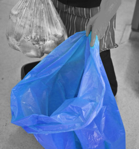 Blue 90L Medium Duty Refuse Sacks Flat Packed Pk200