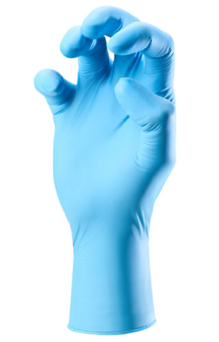 Small Duty Blue Nitrile Gloves 5g ( Box of 100)