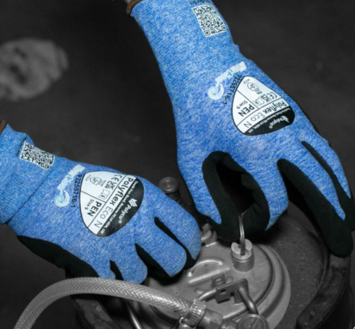 Polyflex ECO Nitrile Blue/Black Size 6 60 Pairs