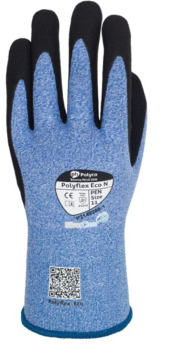 Polyflex ECO Nitrile Blue/Black Size 10 60 Pairs – Gloves - Industrial | Polyco Healthline | Buywise Group | Workplace Supplies, Office Furniture & Workwear